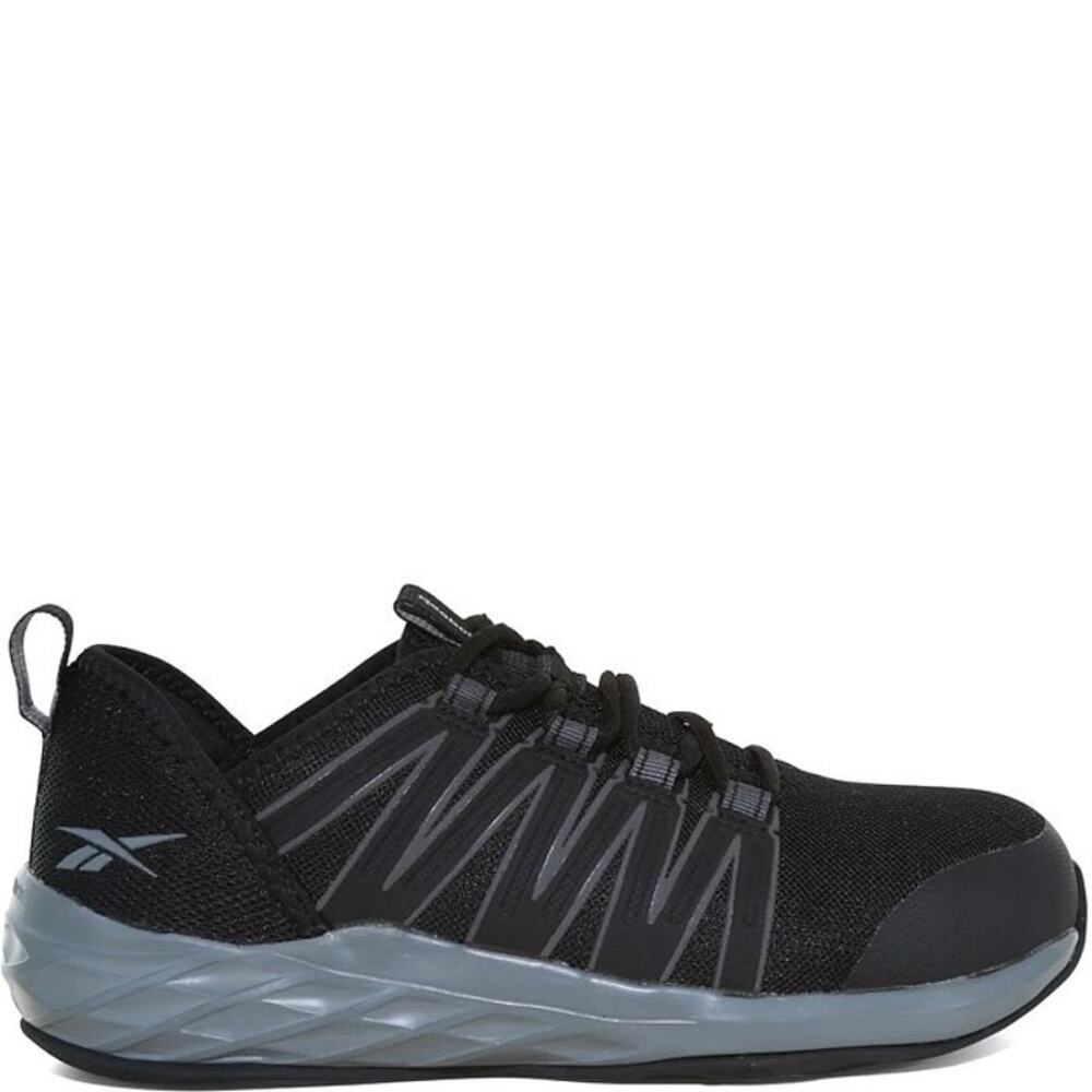 Reebok Work Steel Toe Black Shoes Men’s 15W RB2211 Slip Resistant‎ EH SR